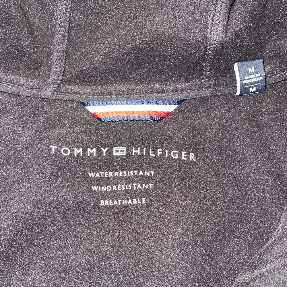 Men's Black Hooded Soft Shell Jacket - image 2